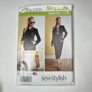 Simplicity 1070 Sew Stylish sportswear sewing pattern Simplicity   Skirt  Women